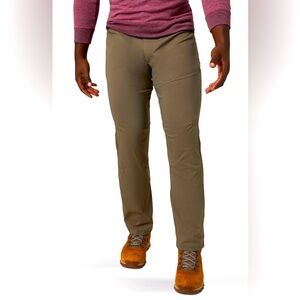 Wrangler Straight Fit Tech Pants Brown Hiking Work Pants NWT multiple sizes